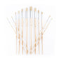RSET-9602 - 12pc Stiff White Bristle Round Brush Set glam 3