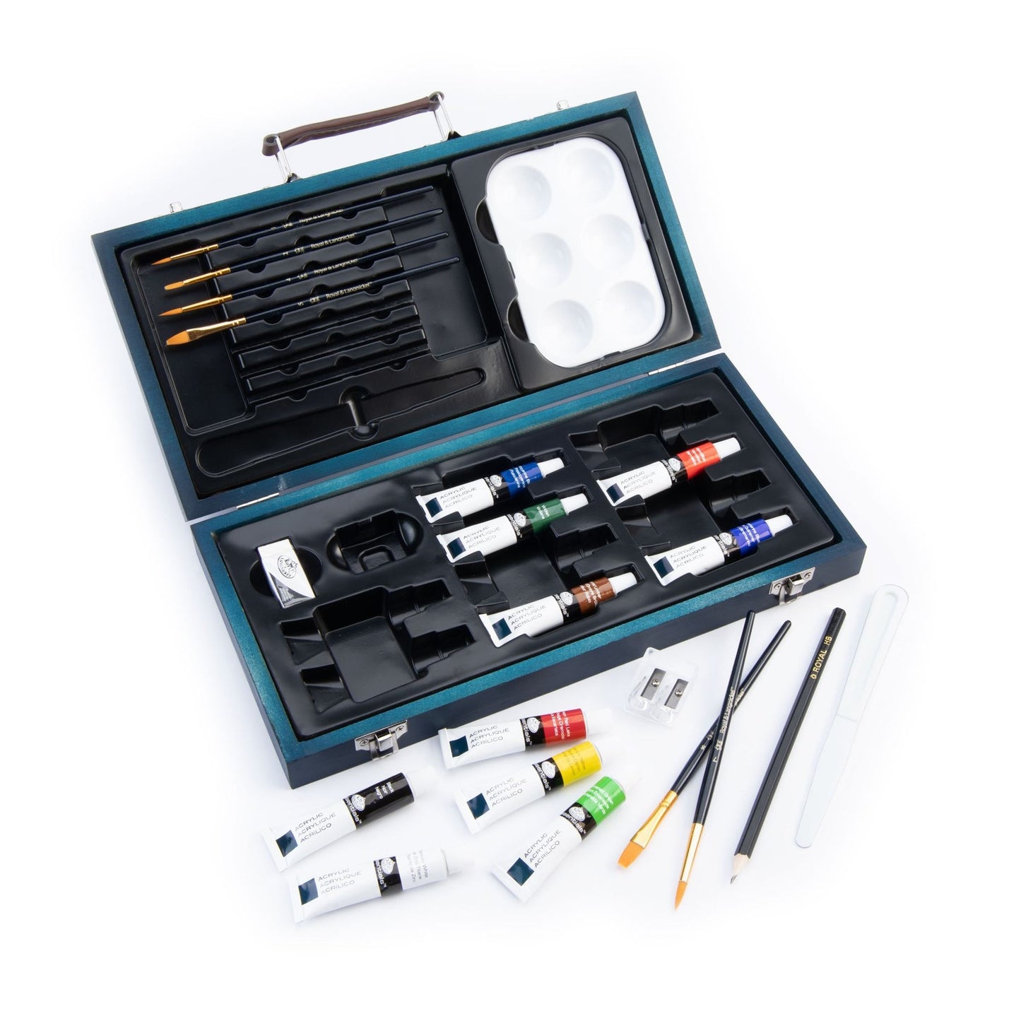 RSET-ACR3000 - Essentials™ 25pc Acrylic Painting Travel Art Set glam 1