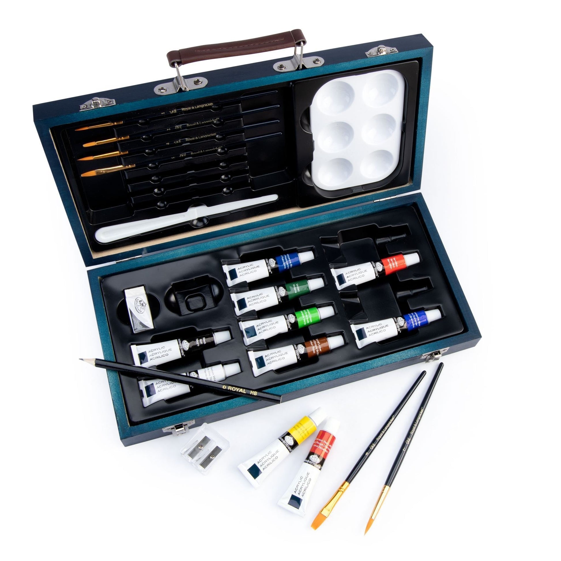 RSET-ACR3000 - Essentials™ 25pc Acrylic Painting Travel Art Set glam 3