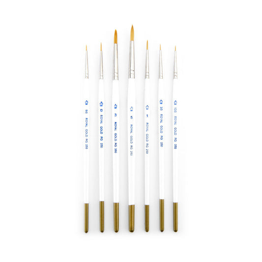 RSET-AMD - Royal Gold™ 7pc Detail Brush Set