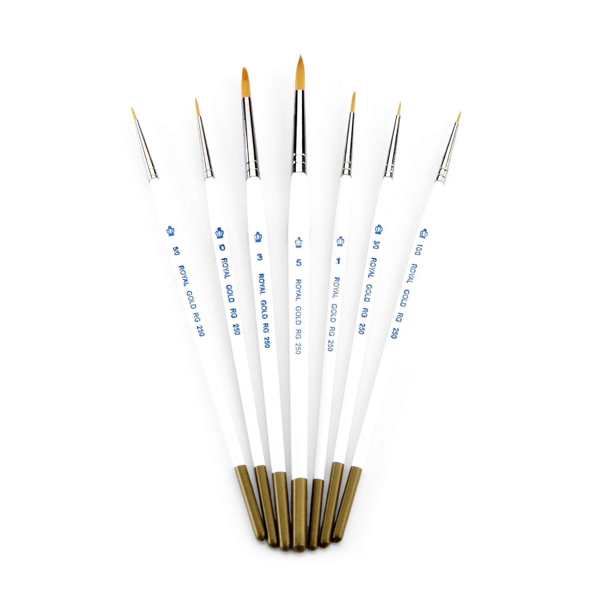 RSET-AMD - Royal Gold™ 7pc Detail Brush Set glam 3