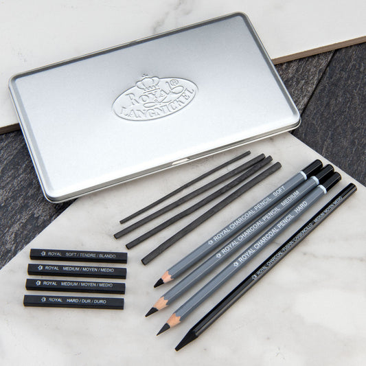 RSET-ART2503 - Charcoal Sketching Art Set - 13pc glam 4