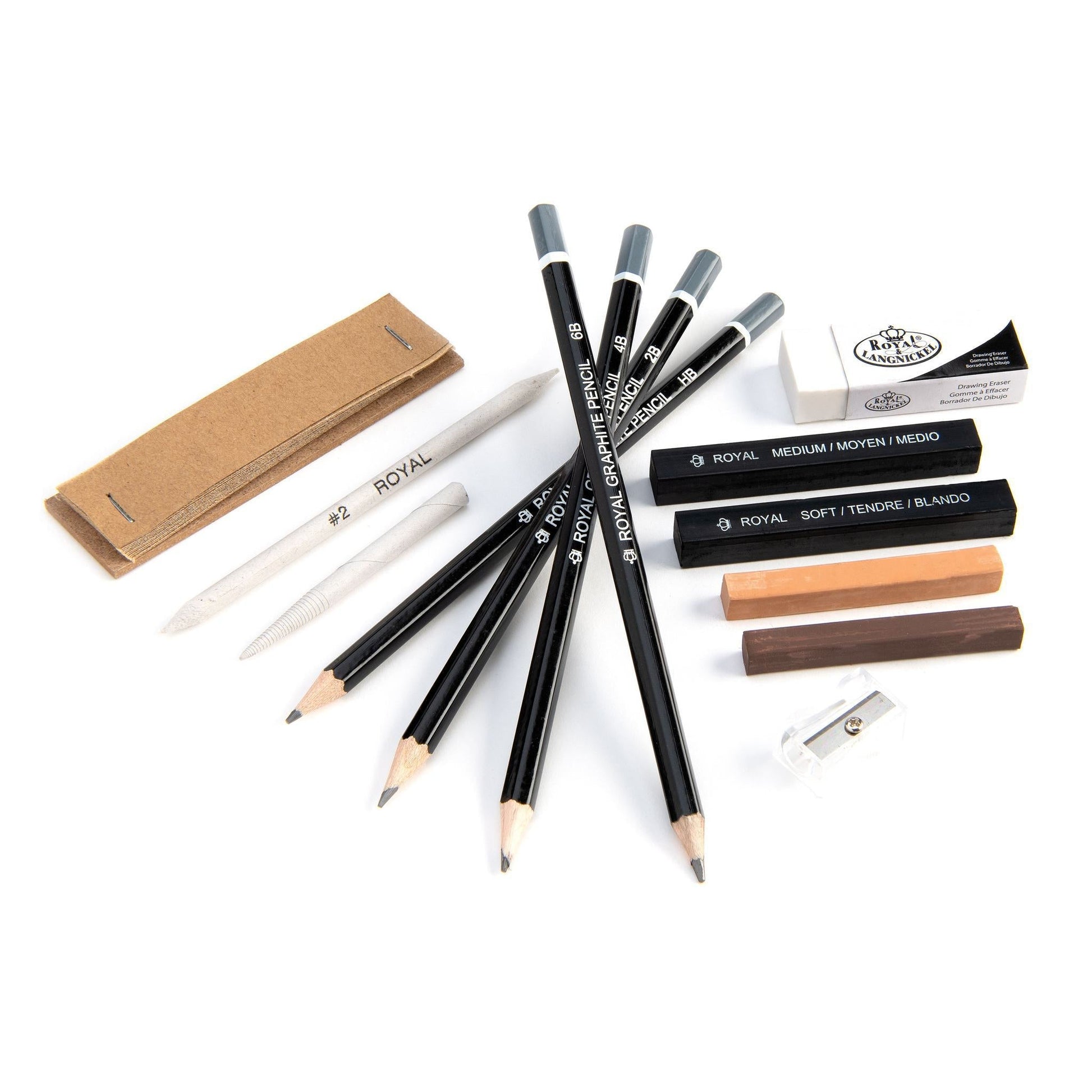 RSET-ART2509 - 13pc Sketching Set glam 3