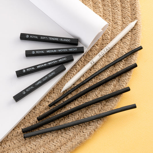 RSET-ART2609 | Essentials™ Mini Artist 10pc Charcoal Art Set