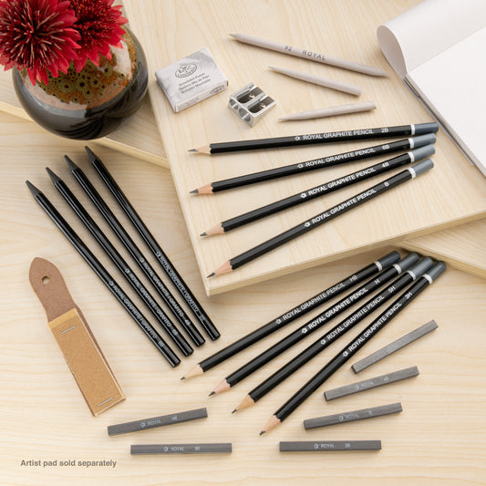 RSET-ART2712 | Graphite Sketching Art Set - 25pc