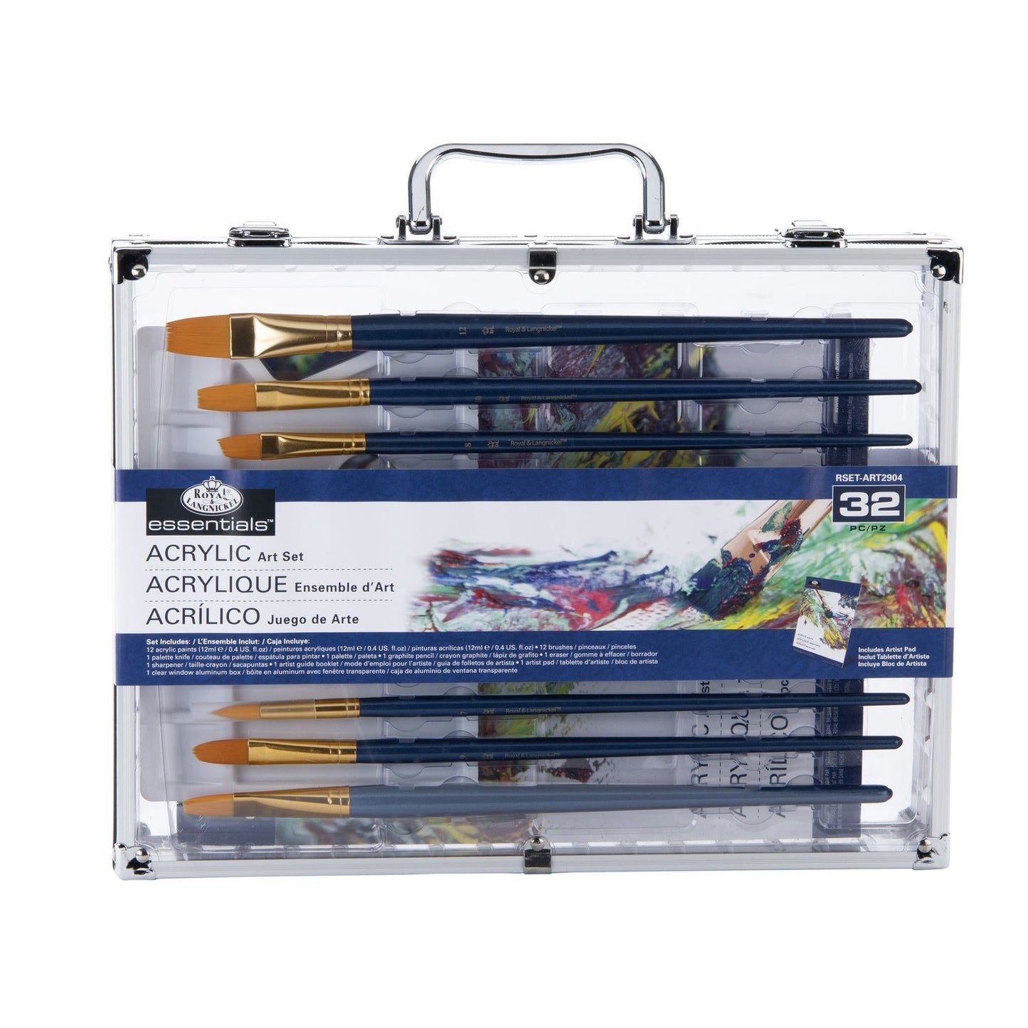 RSET-ART2904 - Acrylic Art Set - 32pc packaging back