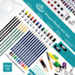 RSET-ART2920 - Mixed Media Art Set - 63pc infographic 1