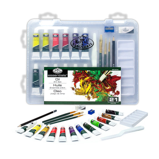 RSET-ART3101 - Oil Small Clear Art Set - 21pc