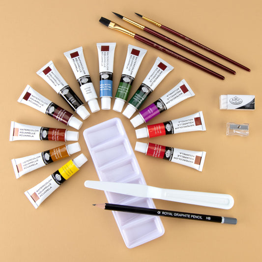 RSET-ART3102 | Watercolor Small Clear Art Set - 21pc