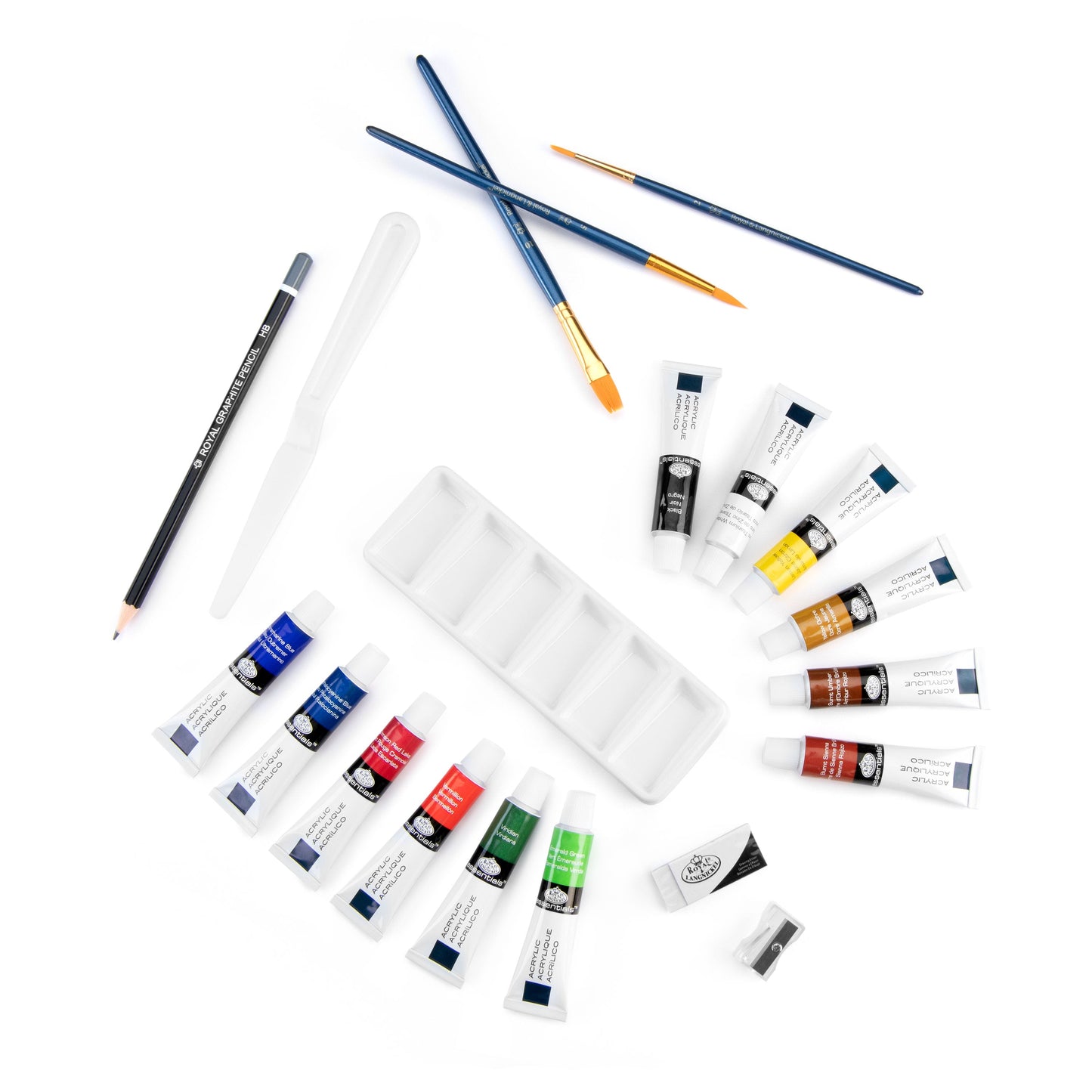 RSET-ART3103 | Acrylic Small Clear Art Set - 21pc