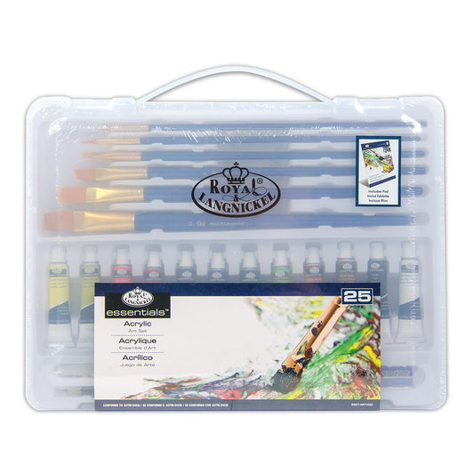 RSET-ART3202 - Acrylic Large Clear Art Set - 25pc