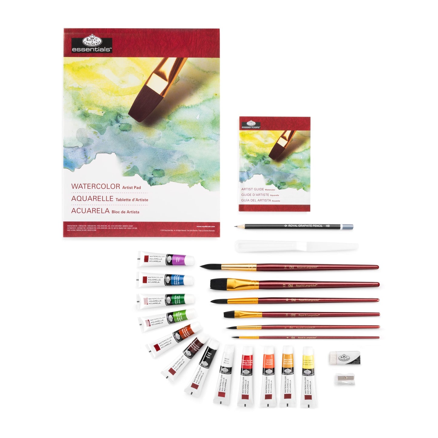 RSET-ART3203 | Watercolor Large Clear Art Set - 24pc