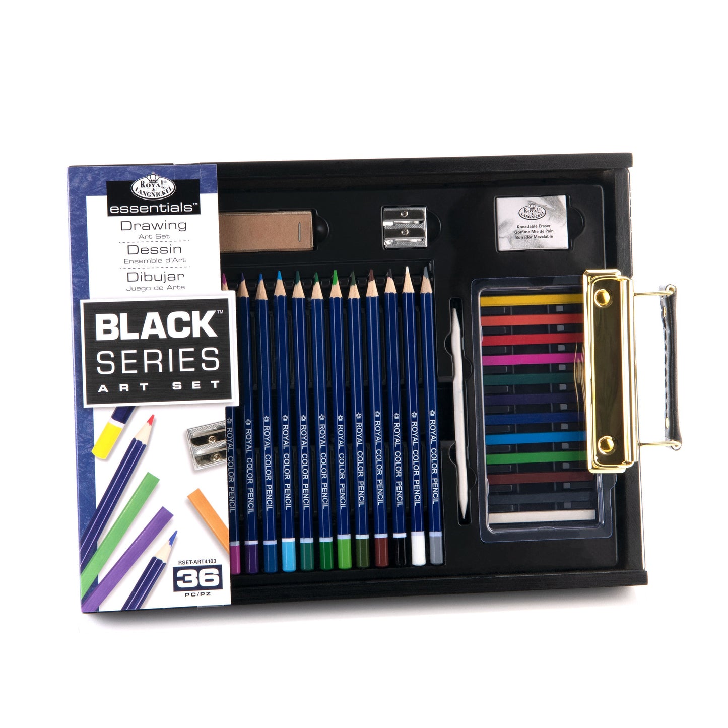 RSET-ART4103 | essentials™ 36pc Black Series Drawing Art Set