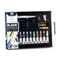 RSET-ART4104 | essentials™ 21pc Black Series Acrylic Art Set