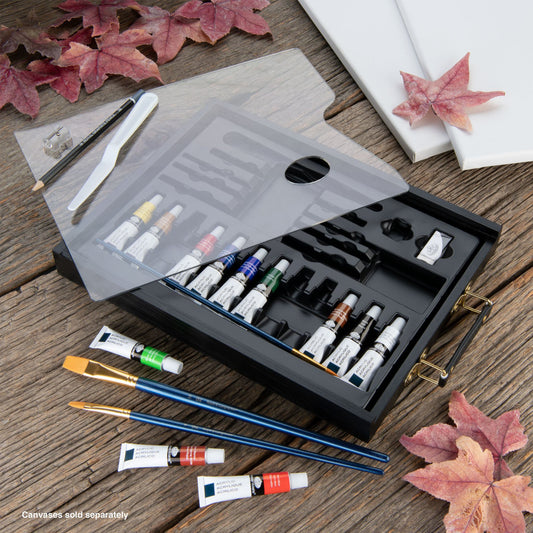 RSET-ART4104 - essentials™ 21pc Black Series Acrylic Art Set glam 2