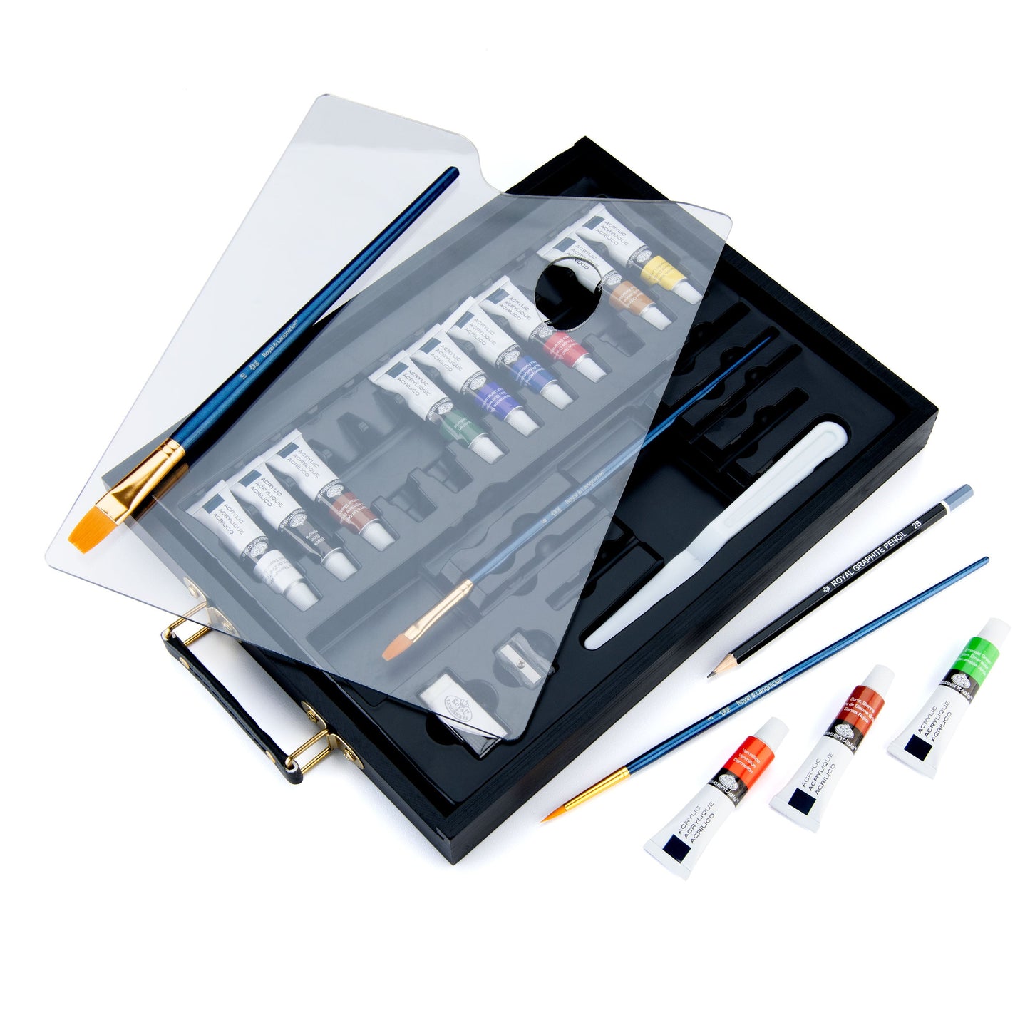 RSET-ART4104 | essentials™ 21pc Black Series Acrylic Art Set