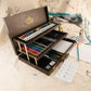 RSET-ART4451 | 100 Piece Mixed Media 3-Tier Espresso Art Set