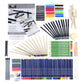 RSET-ART8100 - Essentials™ 134pc Sketching & Drawing Box Art Set glam 3