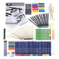 RSET-ART8100 - Essentials™ 134pc Sketching & Drawing Box Art Set glam 3