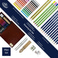 RSET-DRAW1600 - Essentials™ 49pc Drawing Travel Art Set infographic 2