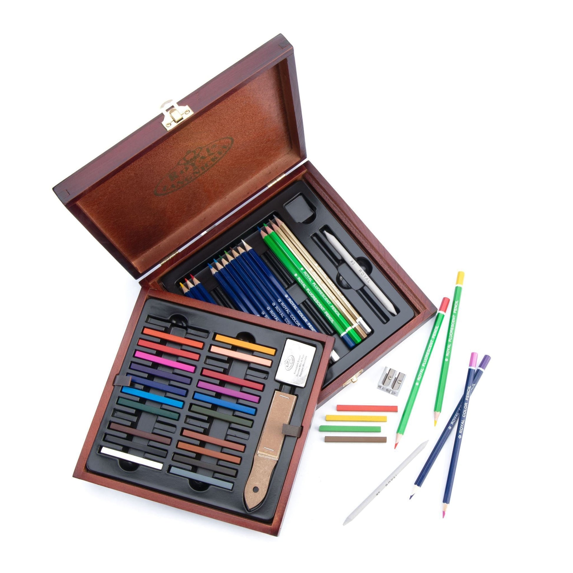 RSET-DRAW1600 - Essentials™ 49pc Drawing Travel Art Set glam 1