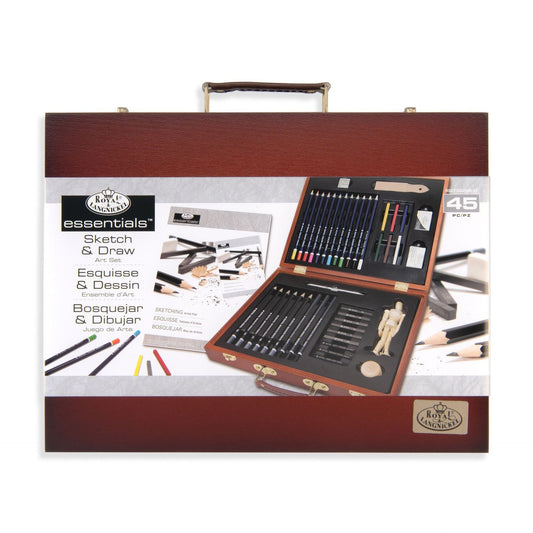 RSET-DS2030 - Essentials™ 45pc Sketching & Drawing Travel Art Set packaging front