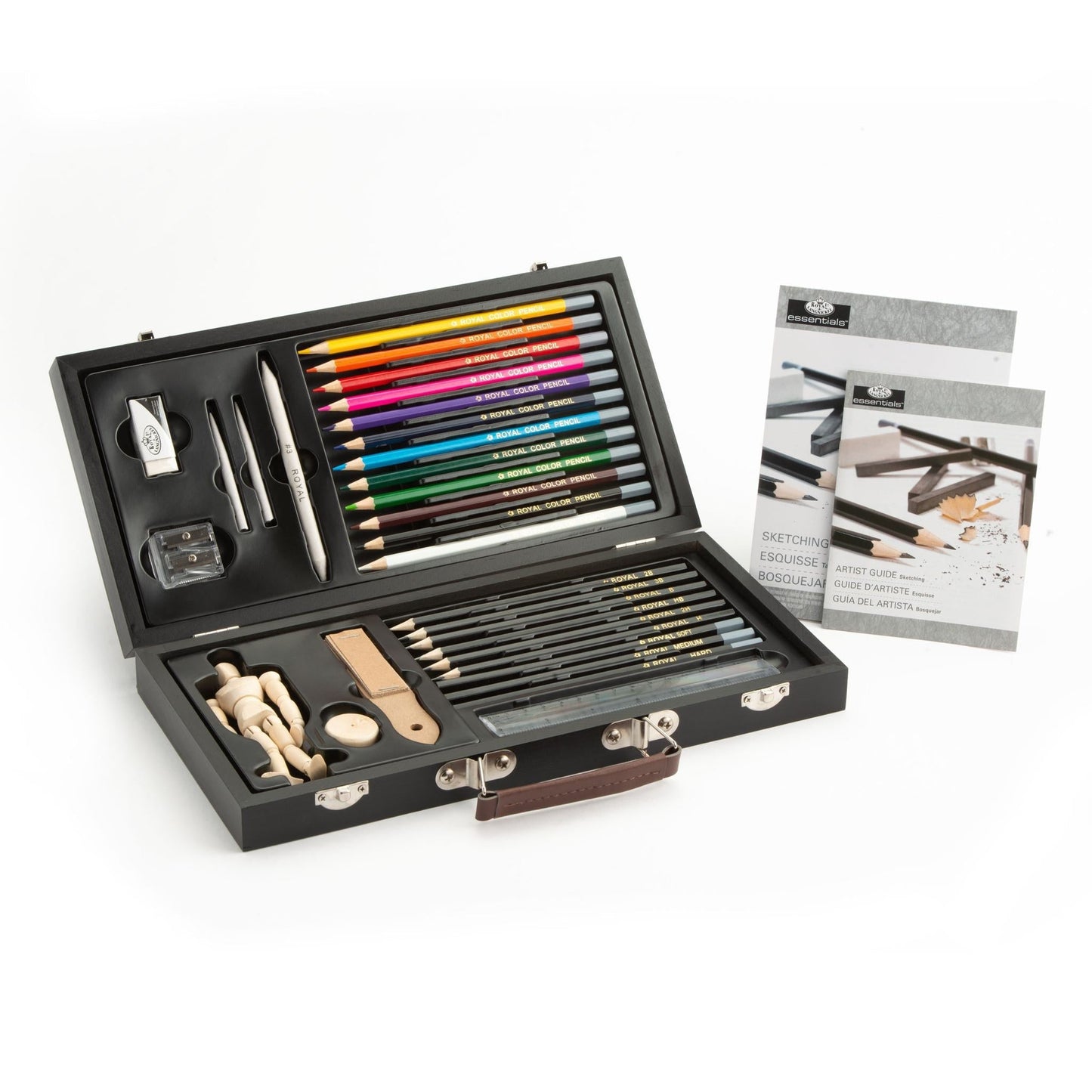 RSET-DS3000 - Essentials™ 32pc Sketching & Drawing Travel Art Set glam 3