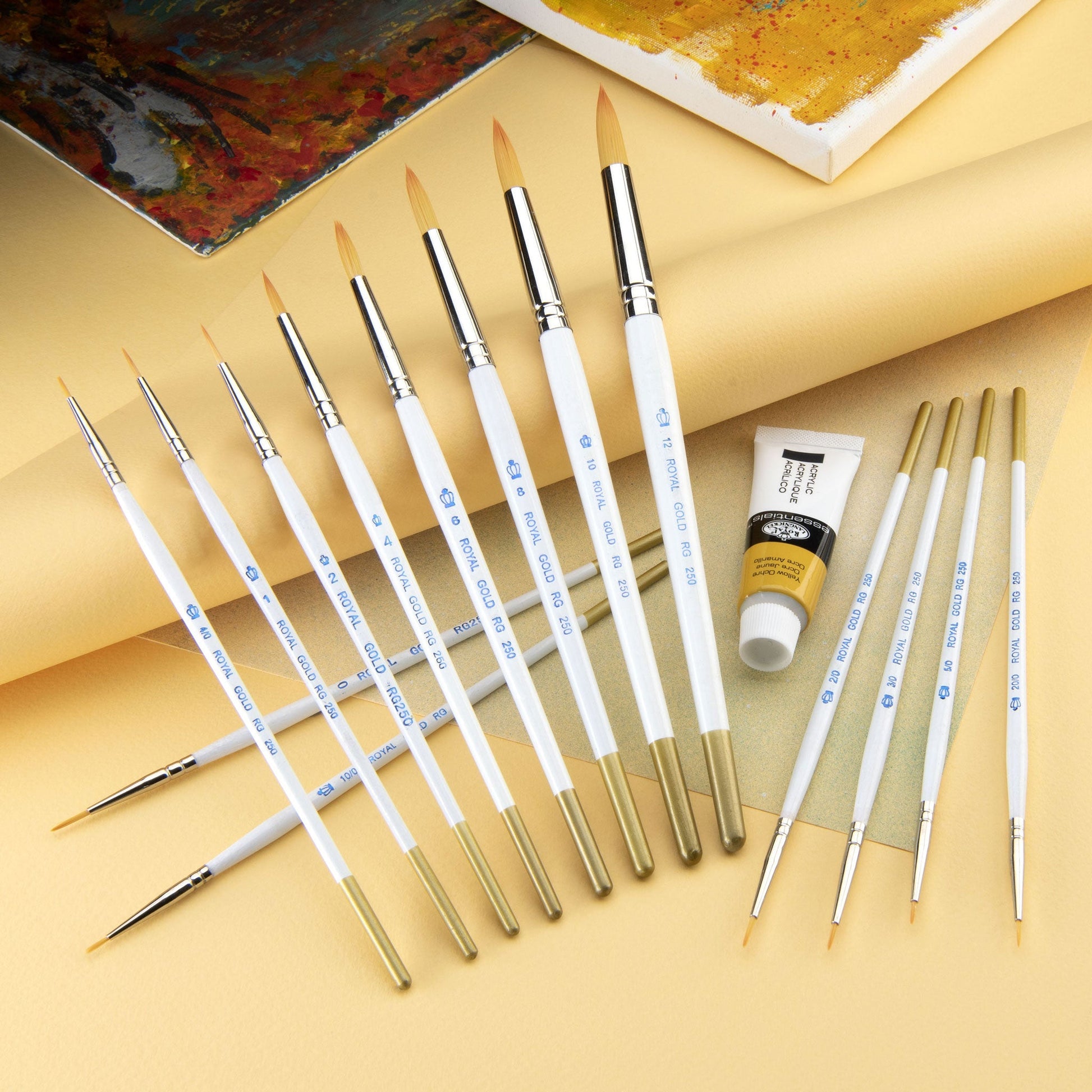 RSET-GTR - Royal Gold™ 14pc Round Brush Set glam 2