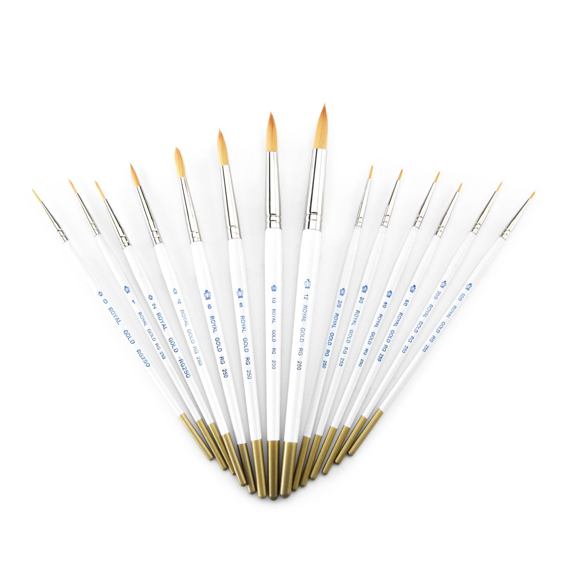 RSET-GTR - Royal Gold™ 14pc Round Brush Set glam 3