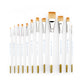 RSET-GTS - Royal Gold™ 12pc Shader/Wash Brush Set