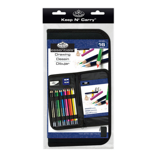 RSET-KCDS - Essentials™ 16pc Drawing Keep N' Carry Travel Art Set