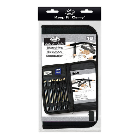 RSET-KCSS - Essentials™ 16pc Sketching Keep N' Carry Travel Art Set