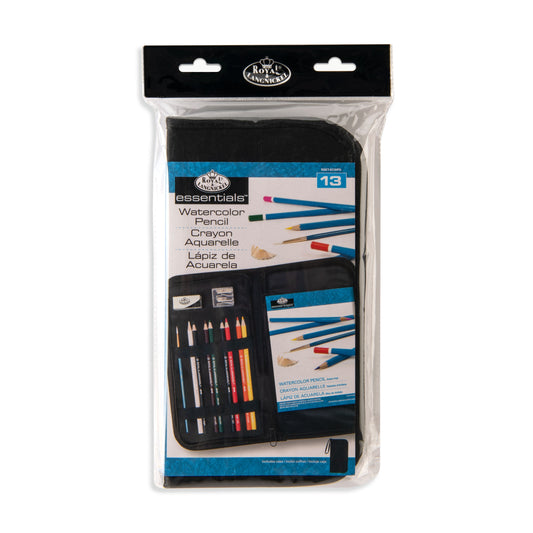 RSET-KCWPS - Essentials™ 13pc Watercolor Pencil Keep N' Carry Art Set packaging front