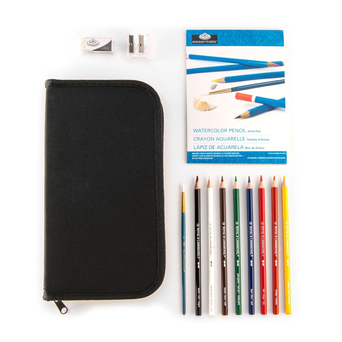 RSET-KCWPS | Essentials™ 13pc Watercolor Pencil Keep N' Carry Art Set