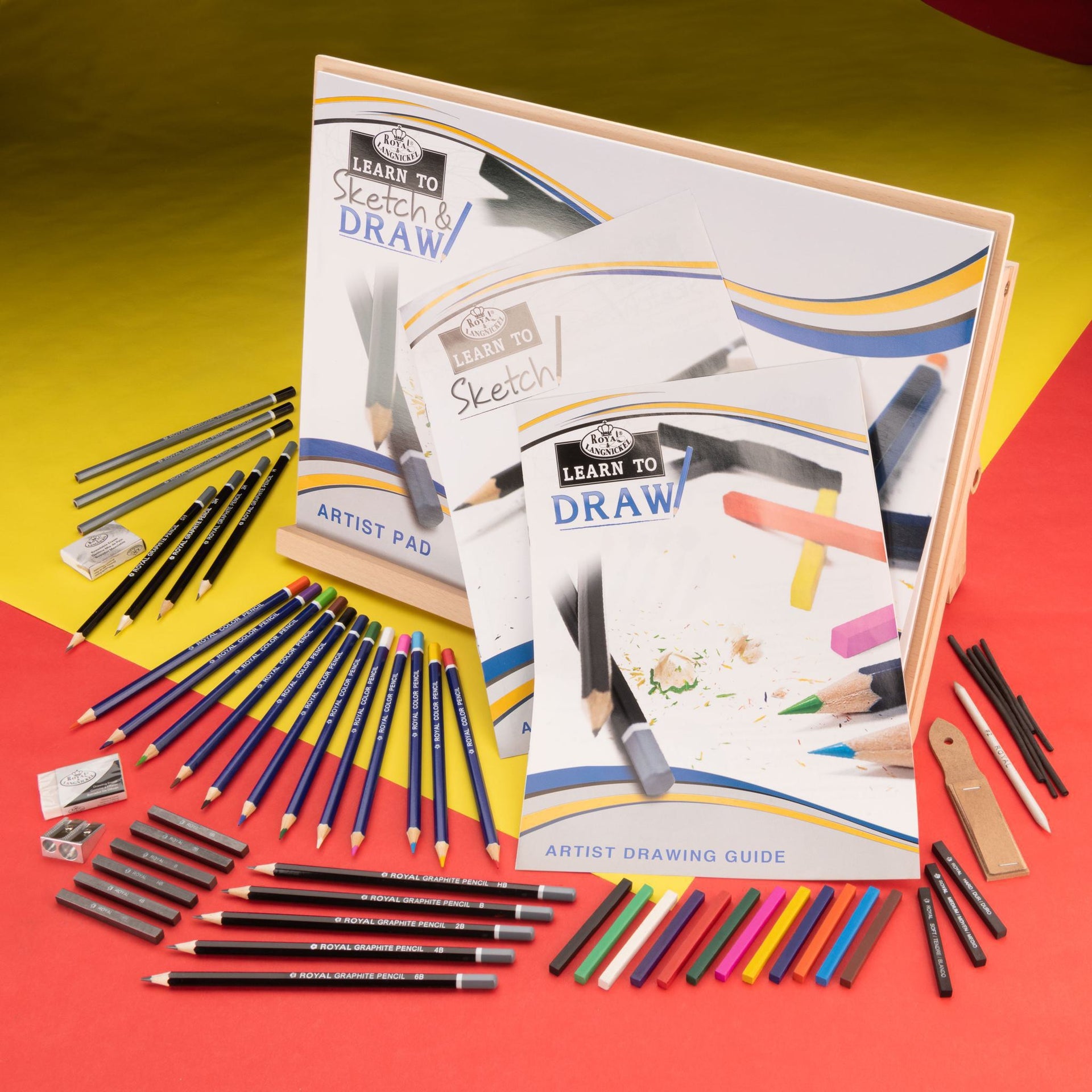 RSET-LT102 | Learn To Sketch & Draw Set - 58pc – Royal & Langnickel