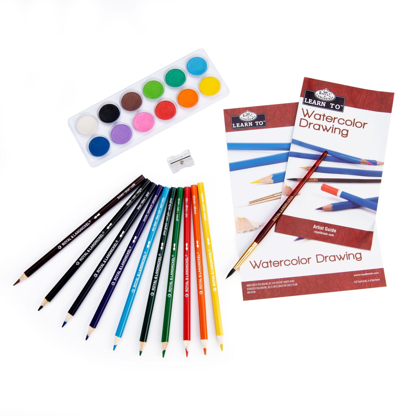 RSET-LT251 | Learn To™ 33pc Watercolor Drawing Art Set