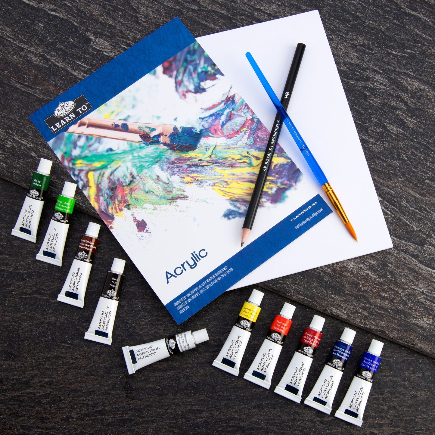 RSET-LT254 | Learn To™ 23pc Acrylic Art Set