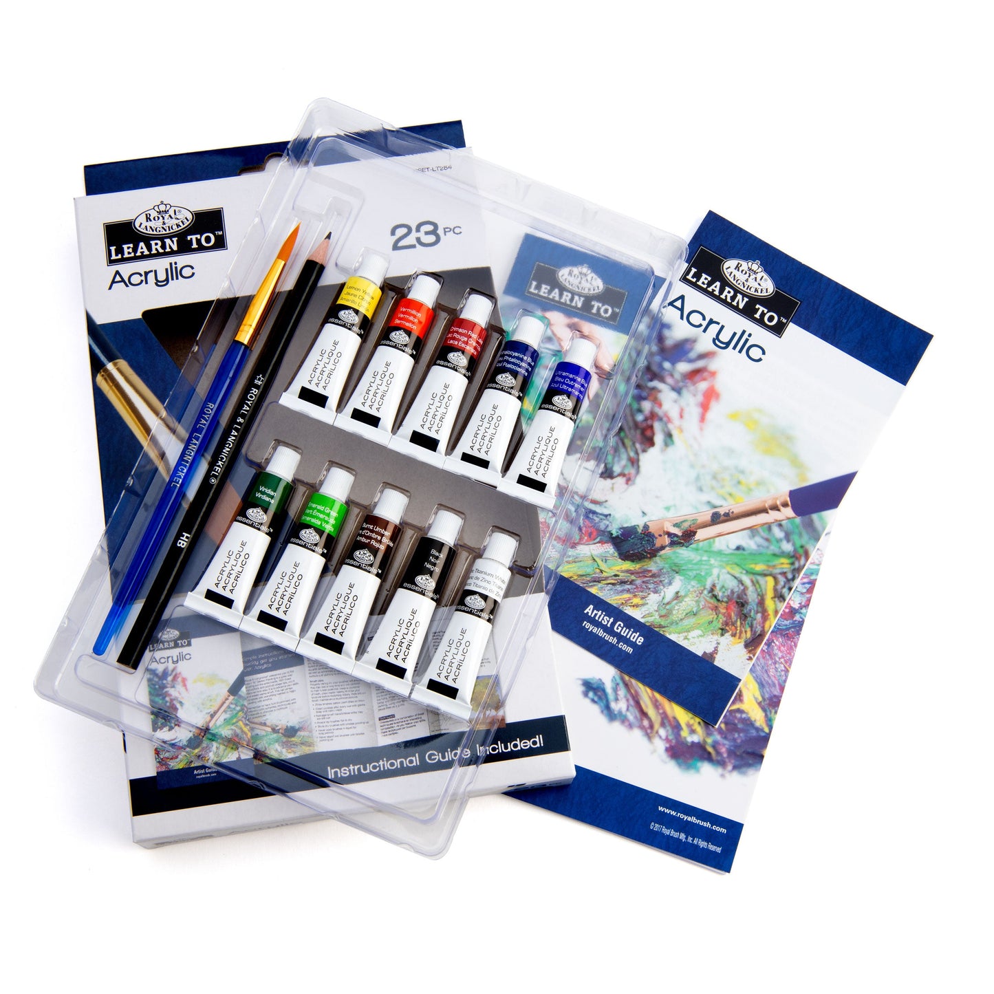 RSET-LT254 | Learn To™ 23pc Acrylic Art Set