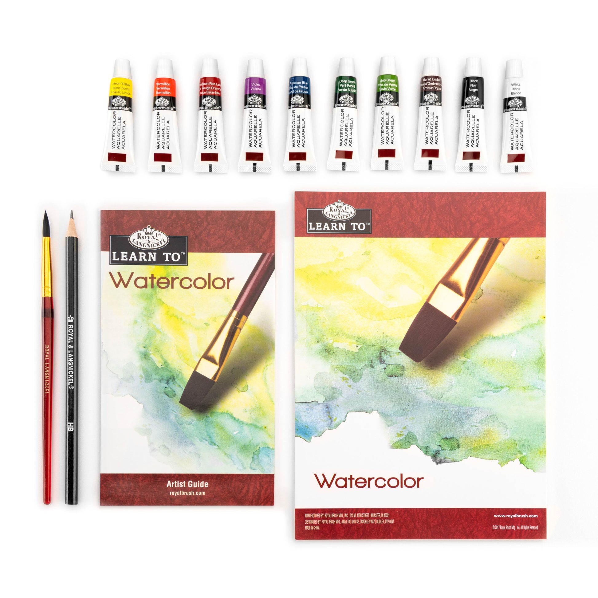 RSET-LT255 - Learn To™ 21pc Watercolor Art Set