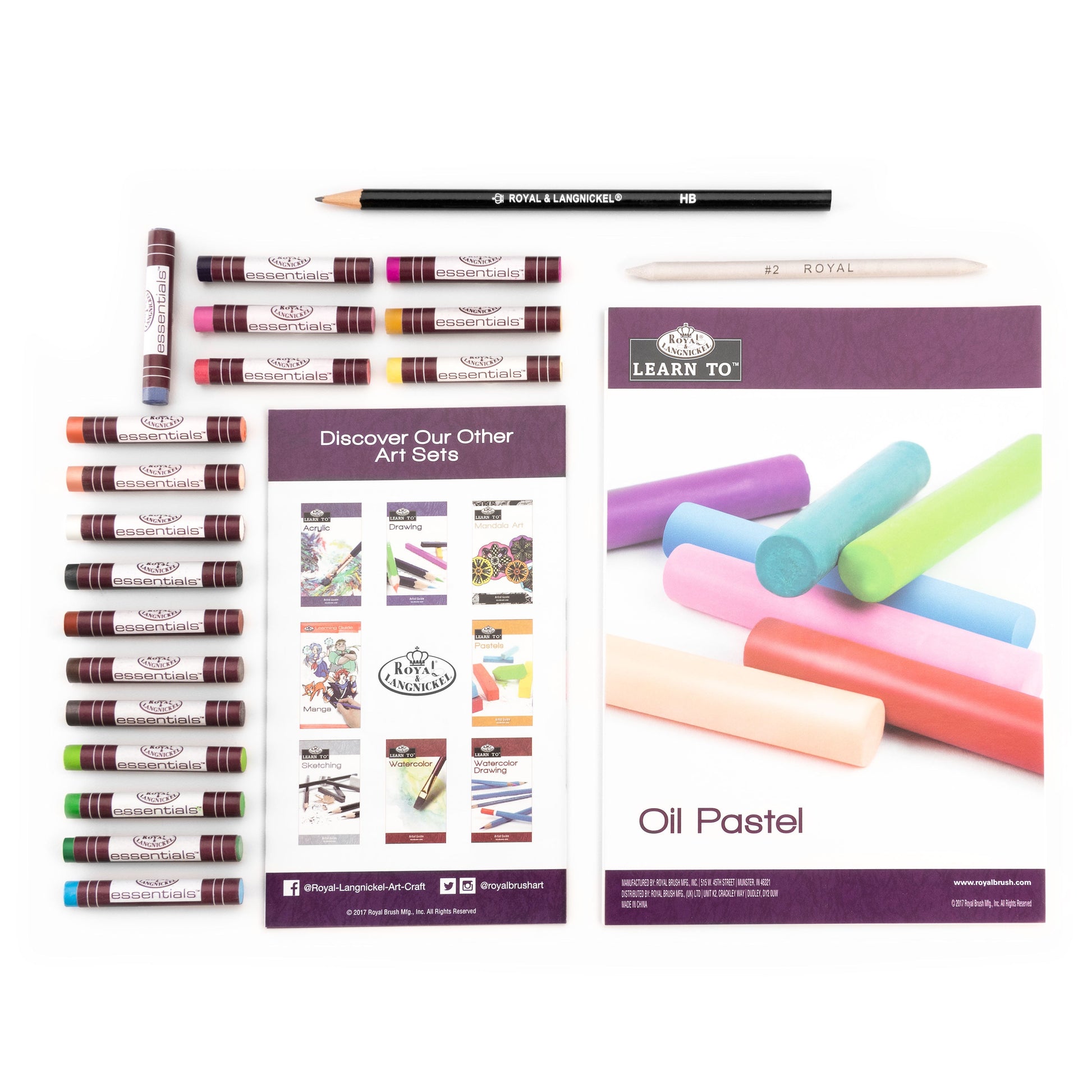 RSET-LT259 - Learn To™ 33pc Oil Pastel Art Set