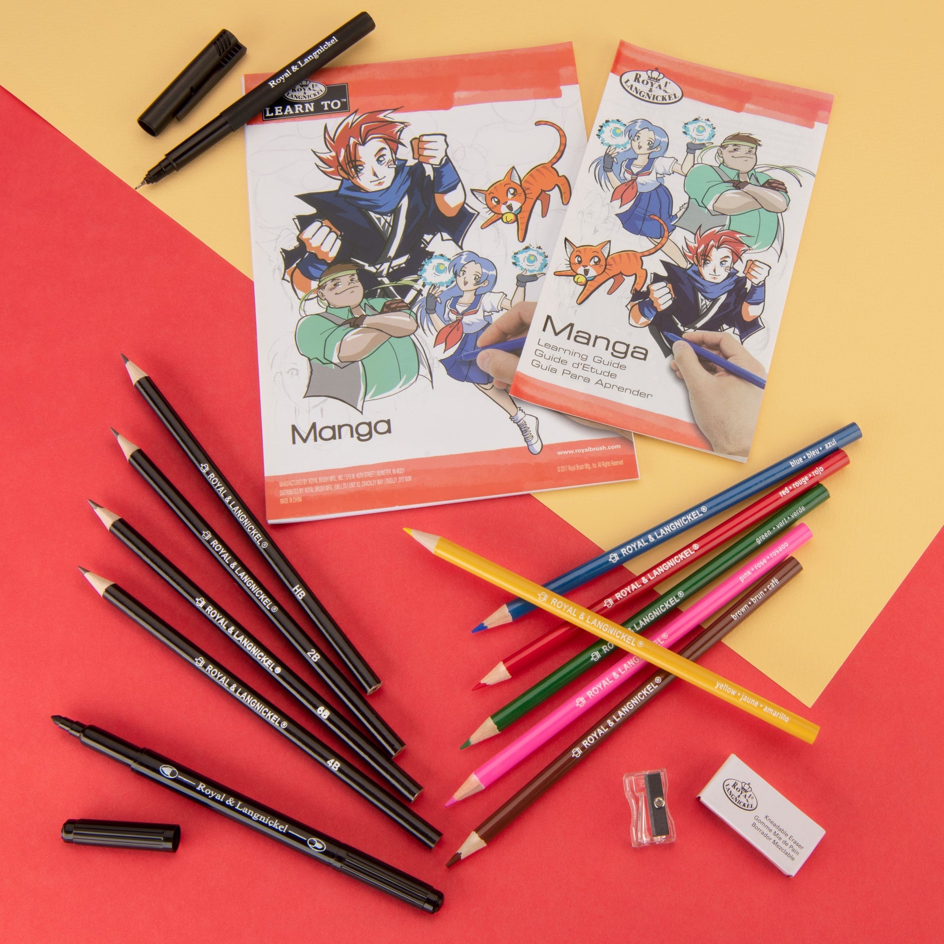 アート・マガジンLR〈エル・アール〉20巻セット RSET-LT262 | Learn To™ 25pc Manga Art Set – Royal & Langnickel