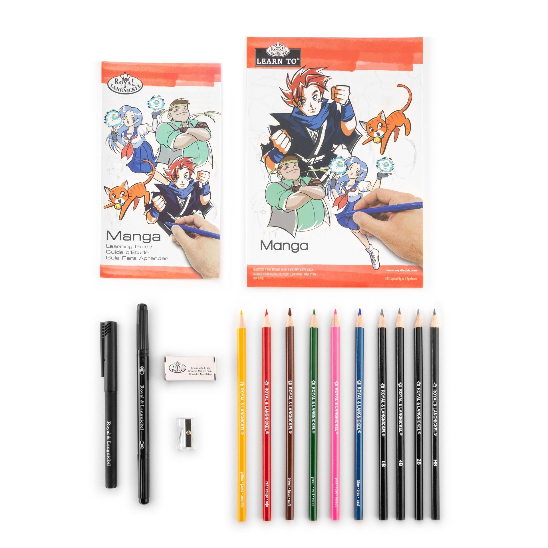 RSET-LT262 | Learn To™ 25pc Manga Art Set – Royal & Langnickel