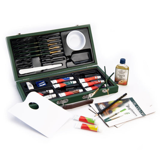 RSET-OIL3000 - Essentials™ 27pc Oil Painting Travel Art Set glam 1