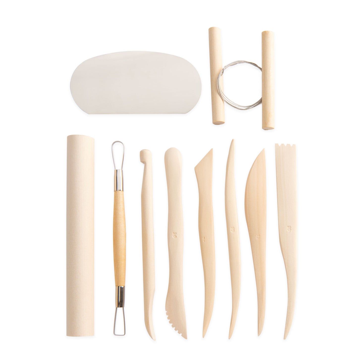 RSET-POT16 | Clay Tool 10pc Variety Set