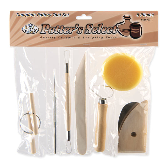 RSET-POT1 | 8pc Complete Pottery Tool Set