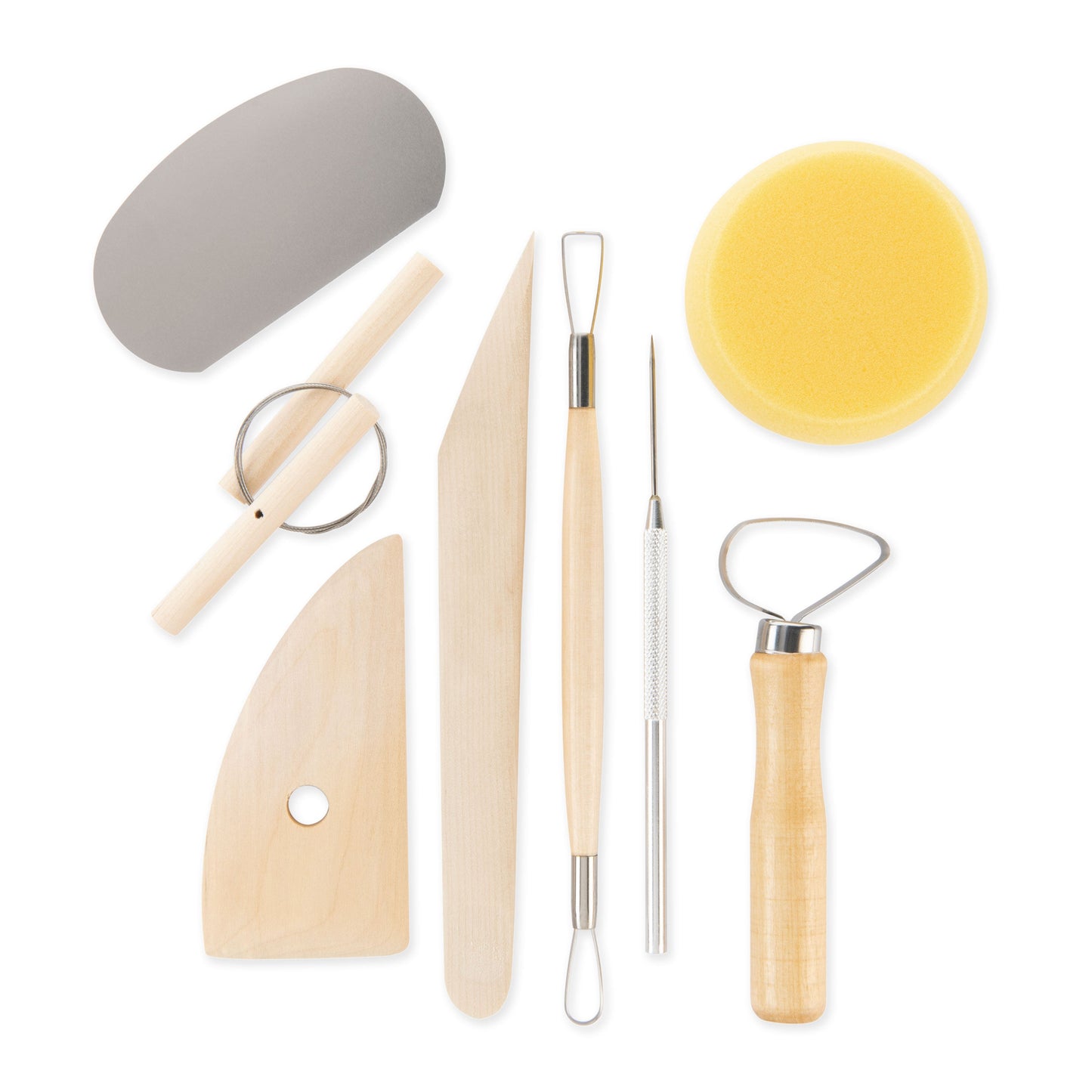 RSET-POT1 | 8pc Complete Pottery Tool Set