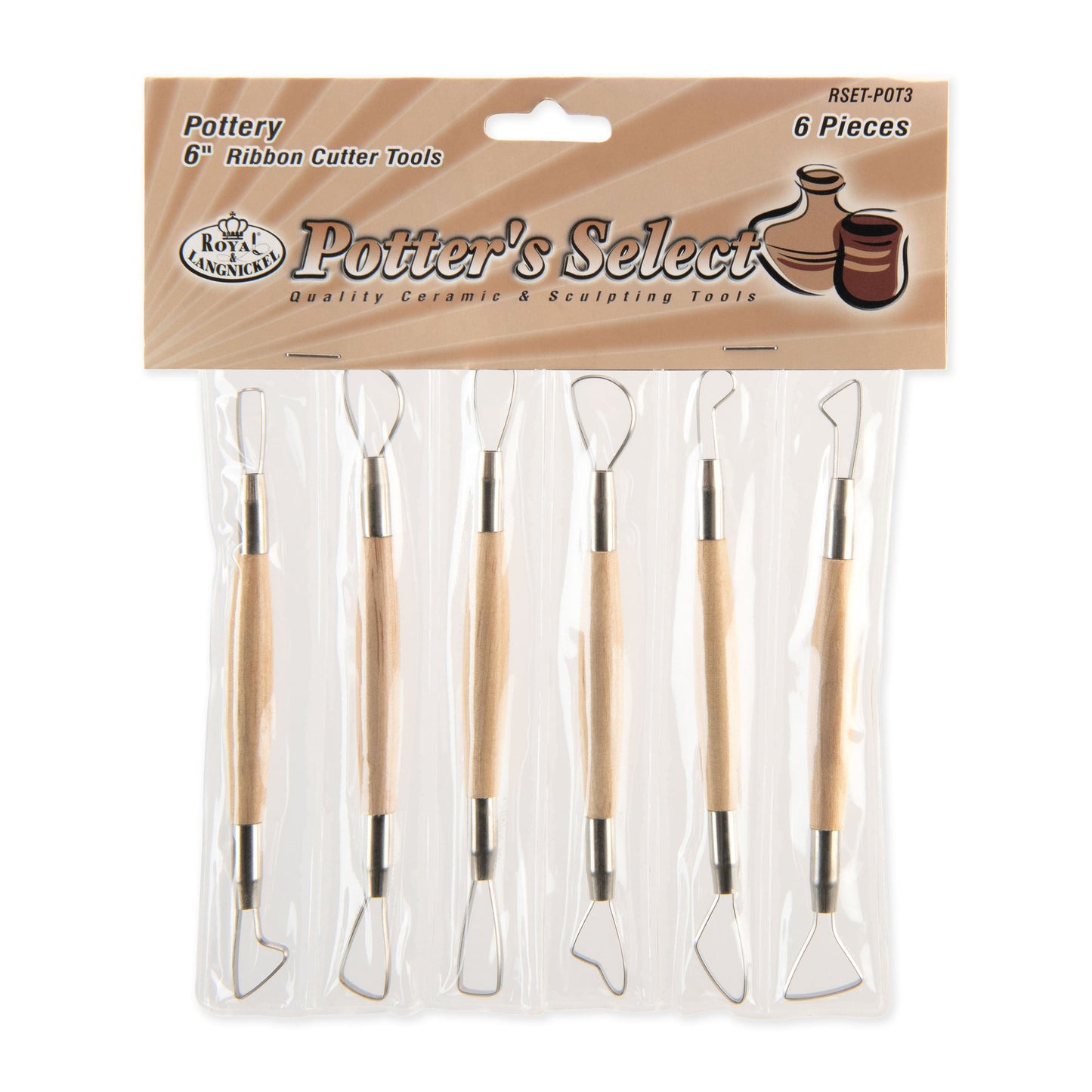 RSET-POT3 | 6pc 6" Small Ribbon Cutter Tools