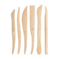 RSET-POT6 | 6pc 6" Wooden Sculpting Tools