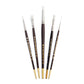 RSET-RF1 - White Taklon™ 5pc Fabric Designer Brush Set brushes