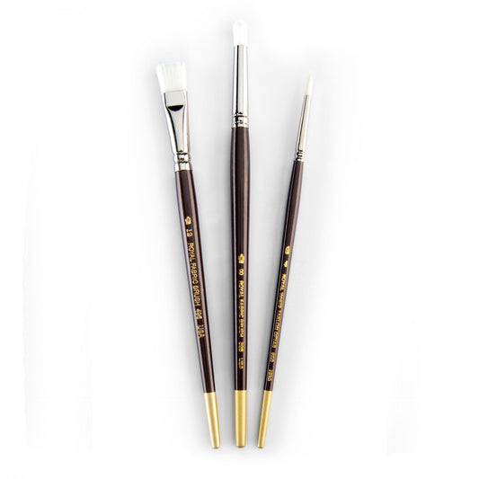 RSET-RF4 | White Taklon™ 3pc Brush Set